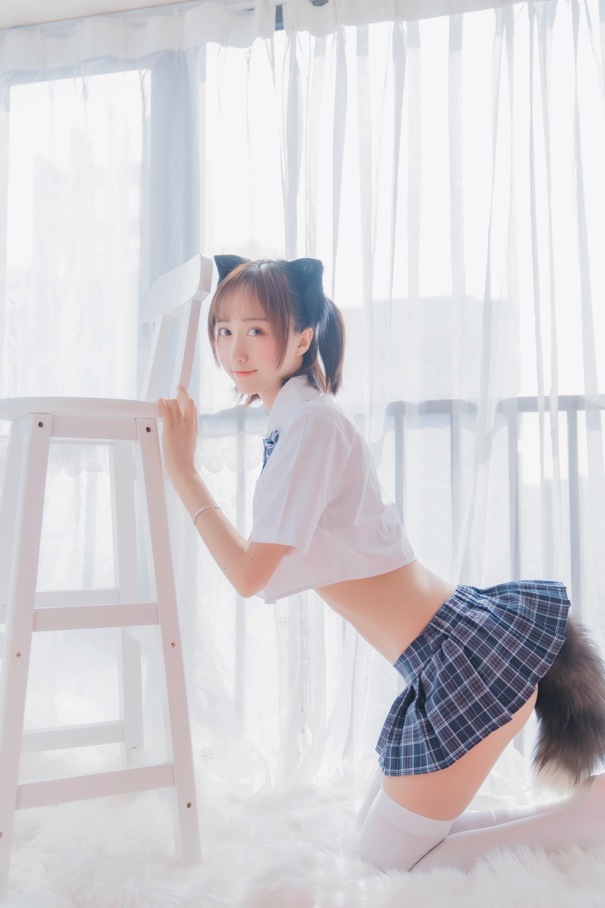 木棉棉 - NO.054 木绵绵OwO 怀中猫[68P]-XikXak